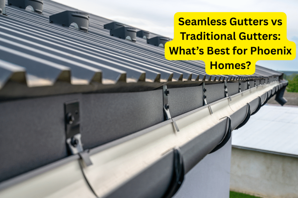 Seamless Gutters vs Traditional Gutters: What’s Best for Phoenix Homes?